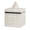 Tissue Box | Resin Square & White Finish Tissue Holder | Bathroom & Countertops